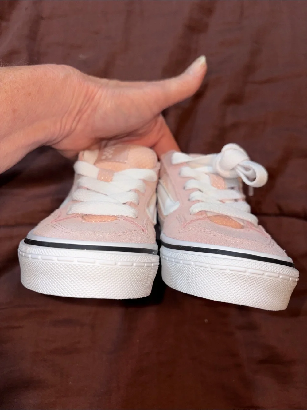 Vans light pink